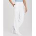 Blair Women's Pull-On Knit Drawstring Sport Pants - White - SPS - Petite Short