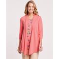 Blair Women's 2-in-1 Waterfall Top - Pink - 2XL - Womens