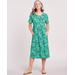 Blair Women's Essential Knit Scoopneck Dress with Pockets - Green - 3XL - Womens
