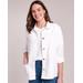 Blair Women's DenimLite Denim Jacket - White - S - Misses