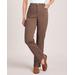 Blair Women's Amanda Stretch-Fit Jeans by Gloria Vanderbilt® - Brown - 16PS - Petite Short