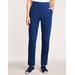 Blair Women's TravelEase 6 Pocket Pants - Blue - SPS - Petite Short