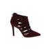 Jessica Simpson Heels: Burgundy Print Shoes - Women's Size 6 - Pointed Toe