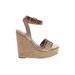 Pour La Victoire Wedges: Tan Shoes - Women's Size 10