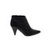 Vince Camuto Ankle Boots: Black Solid Shoes - Women's Size 10 - Pointed Toe