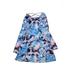 Justice Dress - High/Low: Blue Floral Skirts & Dresses - Kids Girl's Size 12