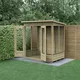 Forest Garden Beckwood Pent Summerhouse 6X4 - Double Door - 5 Windows