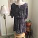 American Eagle Outfitters Dresses | American Eagle Cold Shoulder Smocked Waist Dress | Color: Purple/White | Size: Xs