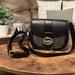 Coach Bags | Coach Black And Brown Georgie Saddle Crossbody | Color: Black/Brown | Size: Os