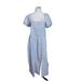 J. Crew Dresses | J Crew Short-Sleeve Smocked Dress Womens 2xl In Stripe New Nwt | Color: Blue/White | Size: 2x