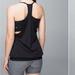 Lululemon Athletica Tops | Euc - Lululemon No Limits Tank | Color: Black | Size: 6