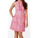 Lilly Pulitzer Dresses | Lilly Pulitzer Lavin Resort Chum Bucket Ruffle Halter Dress Women's 4 Preppy | Color: Pink/White | Size: 4