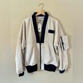 Adidas Jackets & Coats | Adidas Parley Bomber Jacket | Color: Cream/White | Size: M