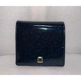 Kate Spade Bags | Kate Spade Mavis Street Serenade Small Bifold Wallet Black Blue Glitter Wlru2373 | Color: Black/Blue | Size: Os