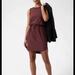 Athleta Dresses | Athleta Rincon Dress Size Medium Tall Maroon Color | Color: Brown/Red | Size: M