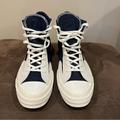 Converse Shoes | Converse Chuck 70 Hi "Final Club" Obsidian White/Navy Limited Edition Size 12m | Color: White | Size: 12