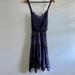 Free People Dresses | Free People Navy Beaded & Sequined Party Dress | Color: Black/Blue | Size: Xs