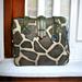 Dooney & Bourke Bags | Dooney & Bourke Giraffe Canvas Shoulder Bag Purse Tote With Green Leather Trim | Color: Brown/Green | Size: 10”X12”X6.5” 10” Strap Drop