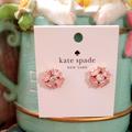 Kate Spade Jewelry | Kate Spade 'Flying Colors' Earrings In Blush Pink | Color: Pink/White | Size: .5"L X .5"H