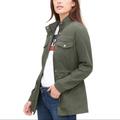 Levi's Jackets & Coats | Levi's Mock-Neck Army Green Utility Jacket | Color: Green | Size: S