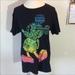 Disney Tops | Disney Neon Mickey Mouse Tribal Print | Color: Black/Green | Size: S