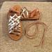 American Eagle Outfitters Shoes | American Eagle Outfitters Gladiator Sandals | Color: Gold | Size: 7