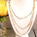 Nine West Jewelry | 5/$25 Nine West Gold Tone 3 Layered Necklace | Color: Gold | Size: Os