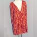 Free People Dresses | Free People, Size: Us L Tunic/High-Low Dress, Multi-Color Red And Orange | Color: Orange/Red | Size: L