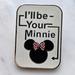 Disney Jewelry | I'll Be Your Minnie Minnie Mouse Disney Pin | Color: Black/White | Size: Os