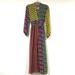 Zara Dresses | *Nwot* Zara Multicolor Long Sleeve Midi Wrap Dress - Medium | Color: Brown/Green/Yellow | Size: M