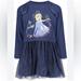 Disney Dresses | Disney Frozen Elsa Be Fearless Blue Sparkle Tutu Dress - 7/8 | Color: Blue | Size: 8g