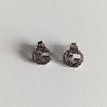 Gucci Jewelry | Interlocking G Stud Earrings In Aged Silver | Color: Gray/Silver | Size: Os