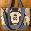 Disney Bags | Disney Store Mickey Mouse Summer Fun Cooler Bag Beach Tote Bag Insulated | Color: Blue/Gray | Size: Os