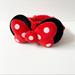 Disney Accessories | Disney The Creme Shop Minnie Mouse Red 3d Teddy Headband One Size | Color: Black/Red | Size: Osbb
