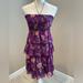 American Eagle Outfitters Dresses | Ae Ruffle Dress | Color: Pink/Purple | Size: S