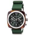 BRISTON Green Clubmaster Classic Chronograph Watch 15140.SA.T.10.NBG