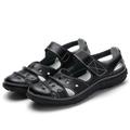 Women's Sandals Leather Comfortable Beach Outdoor Women Shoes 2020 New Fashion Ladies Casual Outdoor Female Trainers, black, 2/2.5 UK