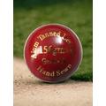 High-Performance Alum Tanned Leather Cricket Ball - A Grade, Handsewn, Water-Proof, Ideal for Club Matches and 50 Overs - Must-Have for Serious Cricketers! (Red)