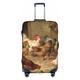 OPSREY Roast Chicken Hen Farm Printed Suitcase Cover Travelling Luggage Sleeves Elastic Luggage Sleeves