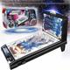 Electronic Pinball Game Machine, Portable Pinball Toy with Scorer and Lights and Music, Pinball Game for Party, Family Night, Game Room