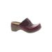 indigo by Clarks Mule/Clog: Burgundy Shoes - Women's Size 8