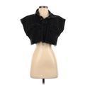 ASOS Denim Jacket: Black Jackets & Outerwear - Women's Size 8