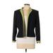 Kasper A.S.L. Blazer Jacket: Green Color Block Jackets & Outerwear - Women's Size 12 Petite