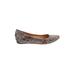 2 Lips Too Flats: Brown Jacquard Shoes - Women's Size 6