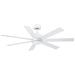 56" Fanimation Pendry Matte White Outdoor Smart Ceiling Fan