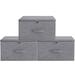 Rebrilliant Fabric Box Set Fabric in Gray | 10 H x 18 W x 14 D in | Wayfair 5C223E860D9640209615E9A5911A9AA7