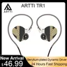 ARTTI TR1 1DD + 1BA HiFi auricolare In-Ear Wired IEMs 10mm auricolari Monitor berillio-placcato
