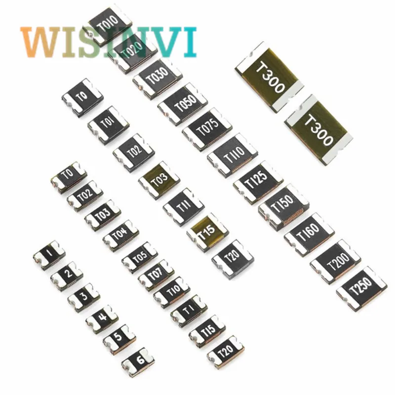 100PCS PTC SICHERUNG 1812 0,1 A/0,2 A/0,5 A/0,75 A/1,1 A/1,5 A/1,6 A/2A/2,6 A/3A/3,5 EIN 6-60V SMD PPTC Rückstellbare Sicherungen 100mA 200mA 500mA 750mA Image