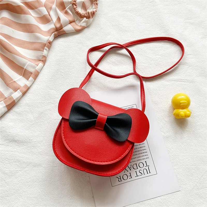 Kinder Umhängetasche Zubehör kawaii Mädchen Prinzessin Bogen eine Schulter Mini Null Brieftasche Zubehör Mädchen Tasche Geburtstags geschenk