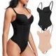 Full Body Shaper Thongs Bodysuits for Women Waist Trainer Tummy Control Camisole Underwear Flat